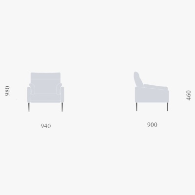 Фото Кресло ODRA бежевого цвета