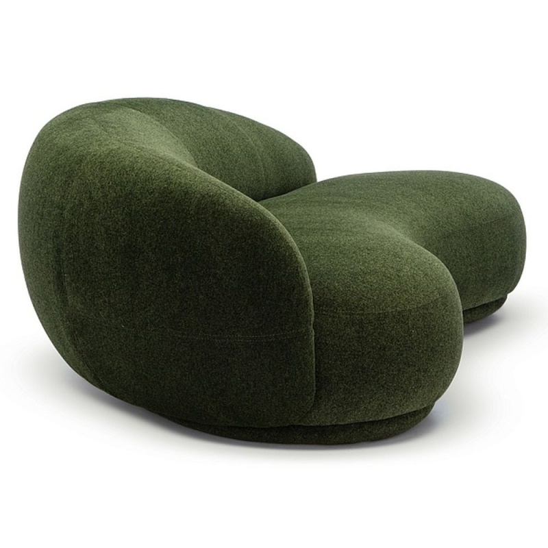 Фото Округлый диван COPENHAGEN зеленого цвета